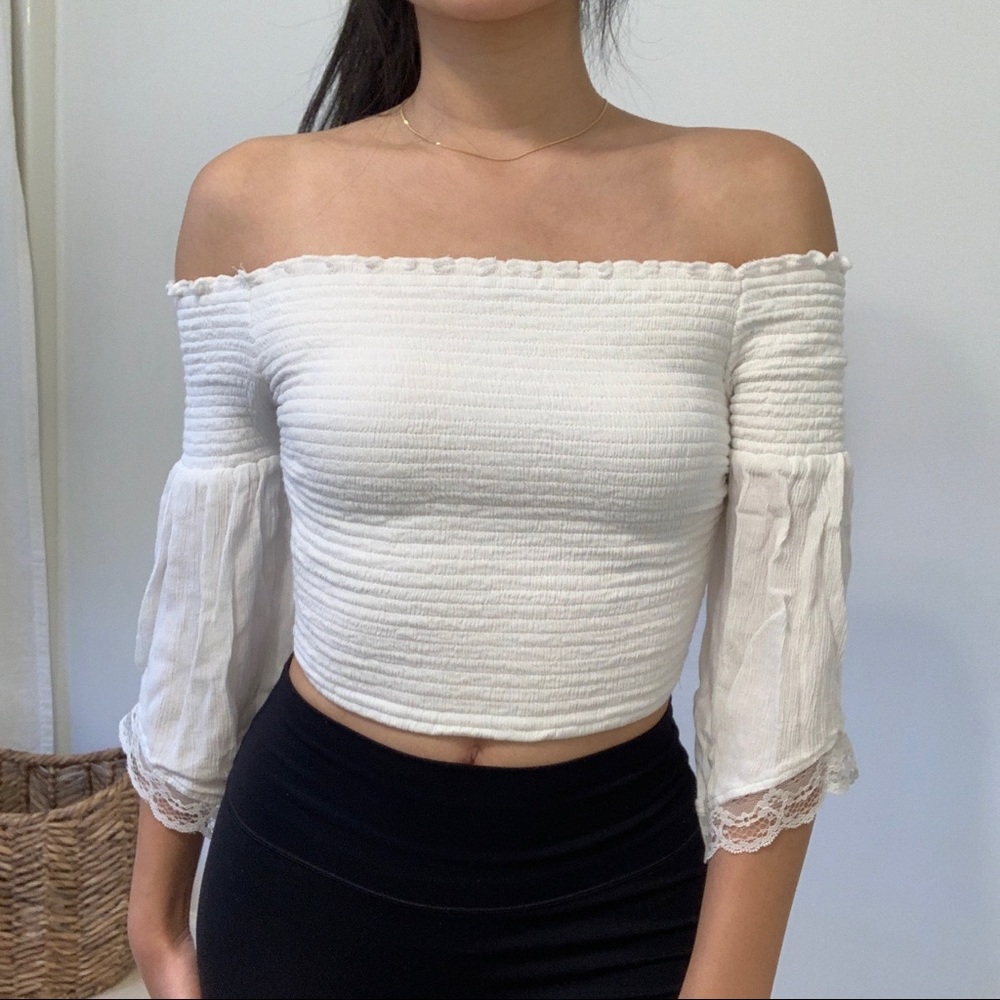 Hollister off the shoulder top